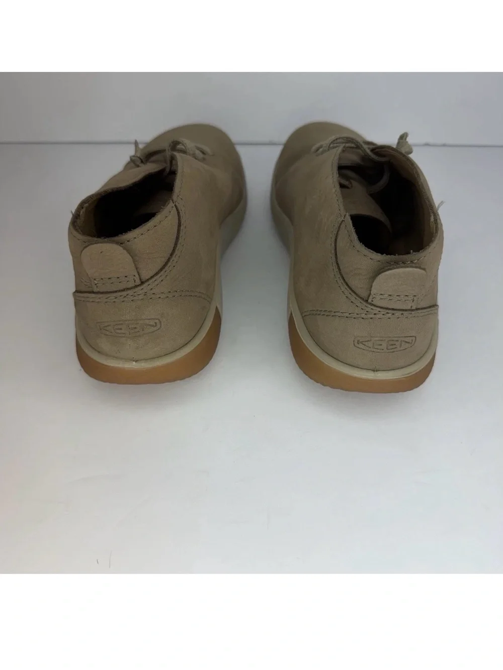 KEEN KNX Chukka Boots, Mens Sz 8.5 No-Tie Elastic Lace Shoes, Preferred Leather